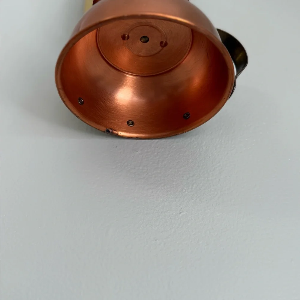 vintage Coppercraft Guild wall-mounted candle sconce taper candle copper brass